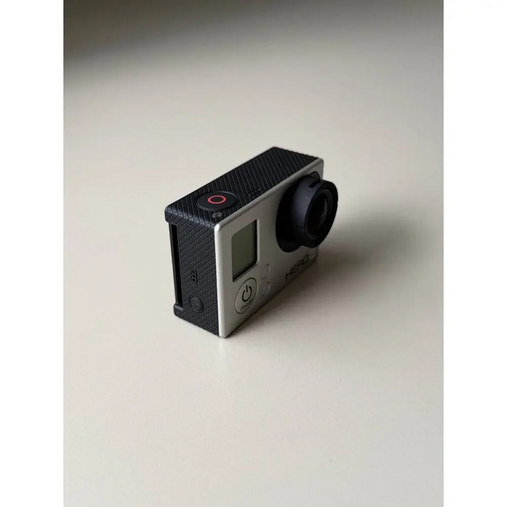 GoPro Hero 3 Silver Action Camera w/Memory Card USB Extras Cases Full KIT WORKS